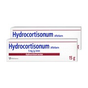 Zestaw 2x Hydrocortisonum Aflofarm, 5 mg/g, krem, 15g