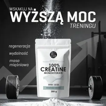 Diet-Food Kreatyna Monohydrat, proszek, 200 g