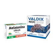 alt Zestaw Melatonina + Valdix Noc, tabletki