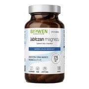Biowen Jabłczan magnezu z witaminą B6, kapsułki, 100 szt.