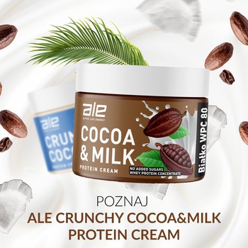 ALE Crunchy Coconut Protein Cream, krem, 200 g