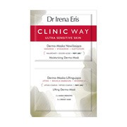 alt Dr Irena Eris Clinic Way, dermo-maska nawilżająca + dermo-maska liftingująca, 6 ml, 2 saszetki