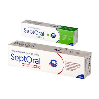 Zestaw SeptOral, żel stomatologiczny, 20 ml + specjalistyczna pasta do zębów, 100 ml