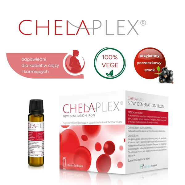 Железо Chelaplex 27 мг, бисглицинат, 20 флаконов по 10 мл — фото 4