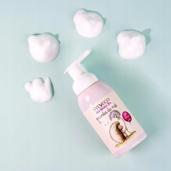 Sylveco dla dzieci 3+, malinowa pianka do rąk, 290 ml