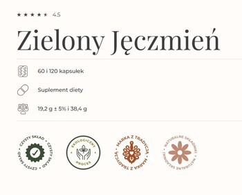 Gorvita Zielony Jęczmień, kapsułki, 60 szt.