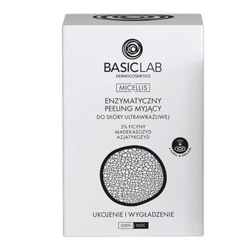 BasicLab Micellis, myjący peeling enzymatyczny do skóry ultrawrażliwej, 35 g