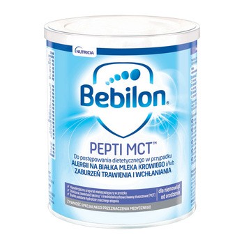 Bebilon Pepti MCT, preparat mlekozastępczy, proszek, 450 g