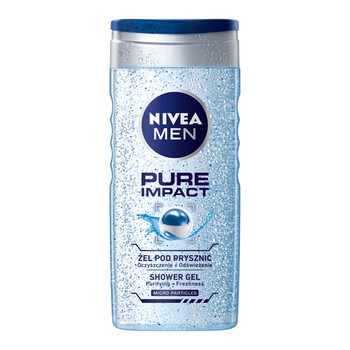 Nivea Men Pure Impact, żel pod prysznic, 250 ml