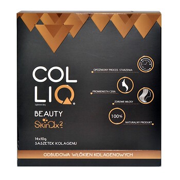 Colliq Beauty Skinax2, kolagen w proszku, 10 g, 14 saszetek