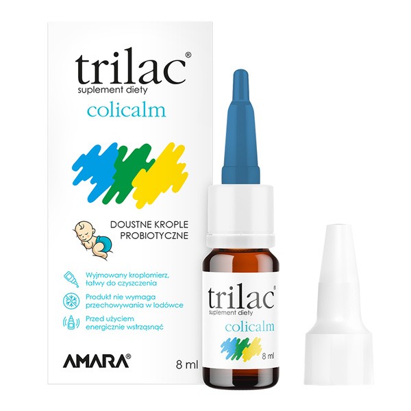Trilac Colicalm krople probiotyczne 8ml [Trilac] - Trilac