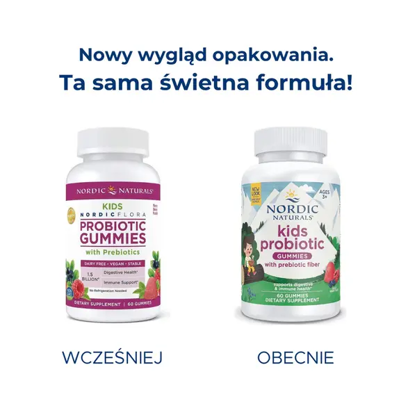 Пробиотик для детей Nordic Naturals Probiotic Gummies Kids, Merry Berry Punch, желейные пастилки, 60 шт — фото 2