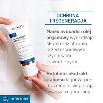 Sylveco Dermo Skóra Sucha, nawilżający krem do rąk, 75 ml