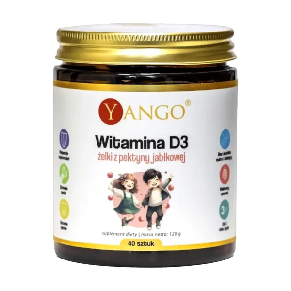 Witamina D3 1000-2000 IU 40 żelek [Yango] - Yango