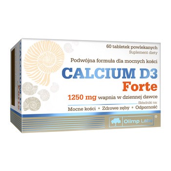 Olimp Calcium D3 Forte, tabletki powlekane, 60 szt.