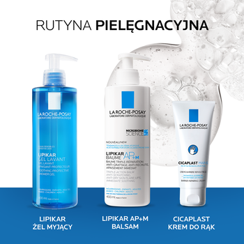 Zestaw La Roche-Posay, Lipikar Gel Lavant, żel myjący, 400 ml + opakowanie uzupełniające refill, 400 ml