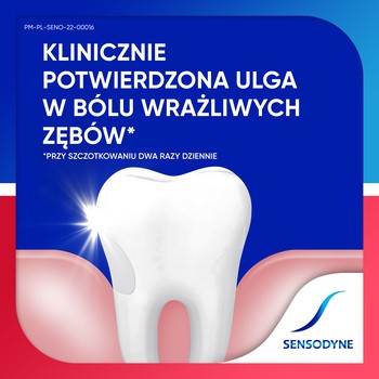 Sensodyne Nadwrażliwość & Dziąsła Whitening, wybielająca pasta do nadwrażliwych zębów z fluorem, 75 ml
