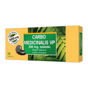 Carbo Medicinalis VP, 300 mg, tabletki, 20 szt.