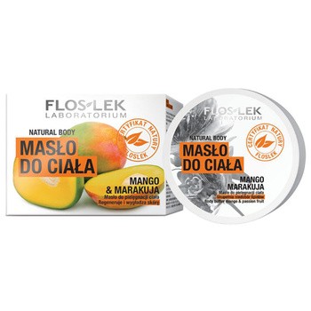 FlosLek Laboratorium Natural Body, masło do ciała, mango i marakuja, 240 ml