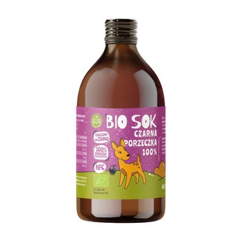 Helpa, Bio Sok Czarna Porzeczka 100%, 250 ml