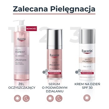 Eucerin Anti-Pigment, żel oczyszczający do twarzy, 2% kompleks kwasów AHA, 400ml