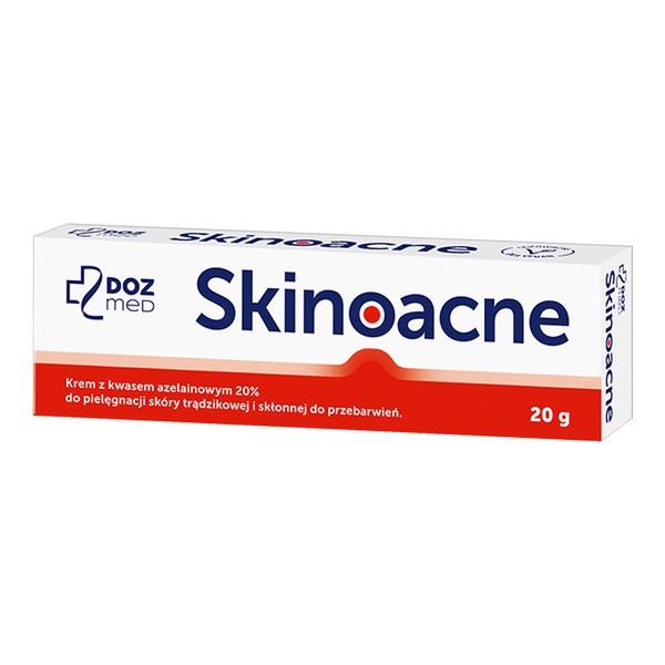 DOZ Med DOZ Med Skinoacne, krem z kwasem azelainowym 20%, 20 g — Składniki i ocena