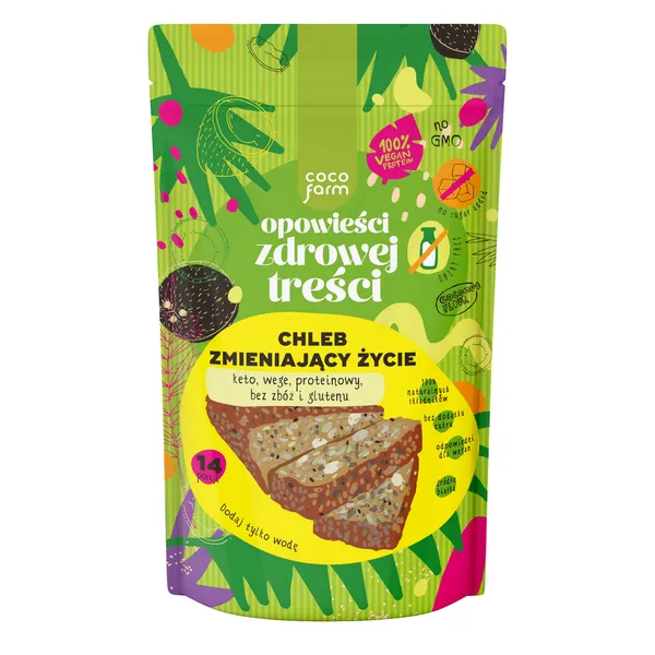 Mieszanka do chleba bezglutenowego 345g [COCO FARM] - COCO FARM