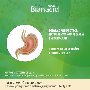 NeoBianacid Nadkwaśność i Refluks, tabletki do ssania, 14 szt.