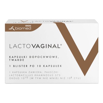 Lactovaginal, kapsułki dopochwowe, 10 szt.