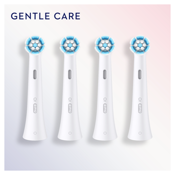 Oral-B, Seria iO Gentle Care, końcówki wymienne, white, 4 szt.
