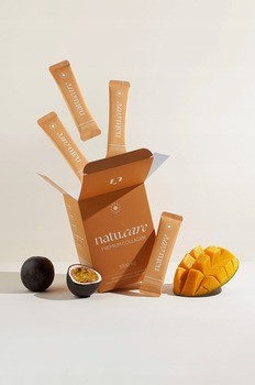Natu.Care Premium Collagen 10000 mg, proszek w saszetkach, smak mango - marakuja, 30 szt.