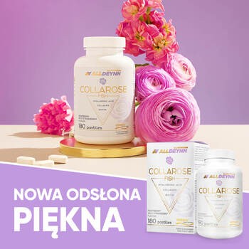 Allnutrition, ALLDEYNN CollaRose fish, pastylki do ssania, 180 szt.