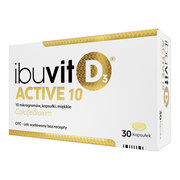 Ibuvit D3 Active 10, 10 mcg, kapsułki miękkie, 30 szt.