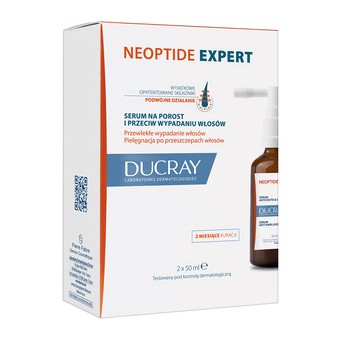 Ducray Neoptide, serum na porost i przeciw wypadaniu włosów, 50 ml x 2 butelki