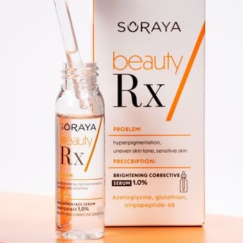 Soraya Beauty Rx, rozjaśniające serum korygujące 1%, 30 ml