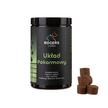 Rogers Labs Układ Pokarmowy, przysmaki dla psa, 180 g