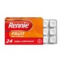 Rennie Fruit, 680 mg + 80 mg, tabletki do ssania, smak owocowy, 24 szt.