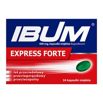 Ibum Express Forte, 400 mg, kapsułki miękkie, 24 szt.