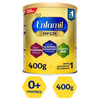 Enfamil Premium MFGM 1, mleko początkowe, modyfikowane w proszku, 400 g