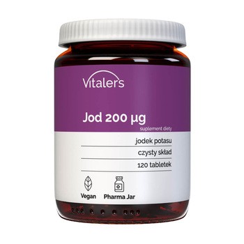 Vitalers Jod 200 mcg, tabletki, 120 szt.