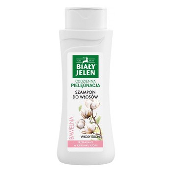 Biały Jeleń, szampon do włosów, bawełna, 300 ml