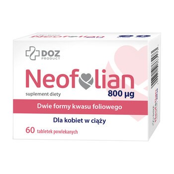 DOZ PRODUCT Neofolian, 800 µg, tabletki powlekane, 60 szt.