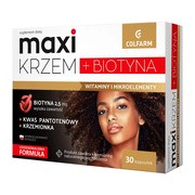 Maxi Krzem + Biotyna, kapsułki twarde, 30 szt. https://azcdn.doz.pl/image/d/product/173c841d-scale-180x180.png