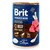 Brit Premium by Nature, pełnoporcjowa karma mokra dla psów dorosłych w puszce, wołowina z flakami, 400 g