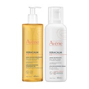 Zestaw Avene Eau Thermale Xera Calm A.D, uzupełniający lipidy olejek oczyszczający, 400 ml + krem uzupełniający lipidy, 400 ml https://azcdn.doz.pl/image/d/product/2545797c-scale-180x180.png