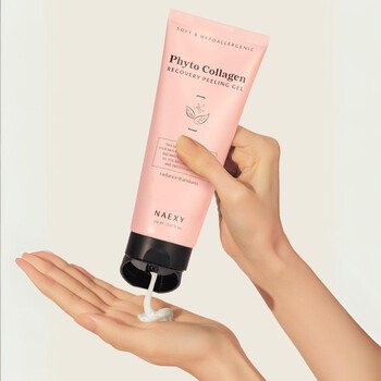 Naexy Phyto Collagen, żelowy peeling do twarzy, 150 ml