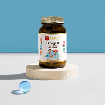 Yango Omega 3 EPA + DHA dla dzieci, kapsułki, 60 szt.