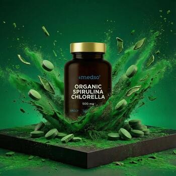 Medso Organic Spirulina Chlorella, tabletki, 120 szt.