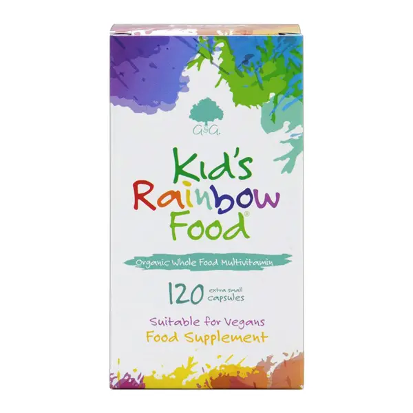 Мультивитамины для детей G&G Kids Rainbow Food BIO, с пробиотиками, от 4 лет, 120 капсул