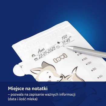 Canpol Lovi, torebki do przechowywania pokarmu, 25 szt.